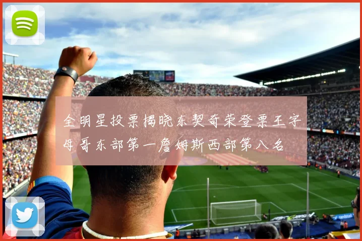 全明星投票揭晓东契奇荣登票王字母哥东部第一詹姆斯西部第八名